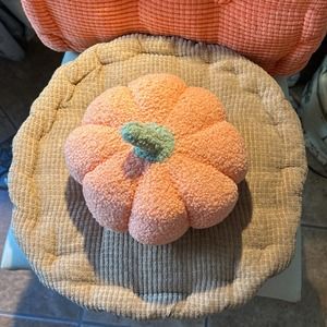 Fall decor plush pumpkin pillows,seat cushions